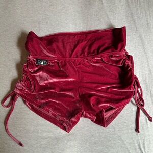 Rad Polewear Women's Pink Velvet Shorts